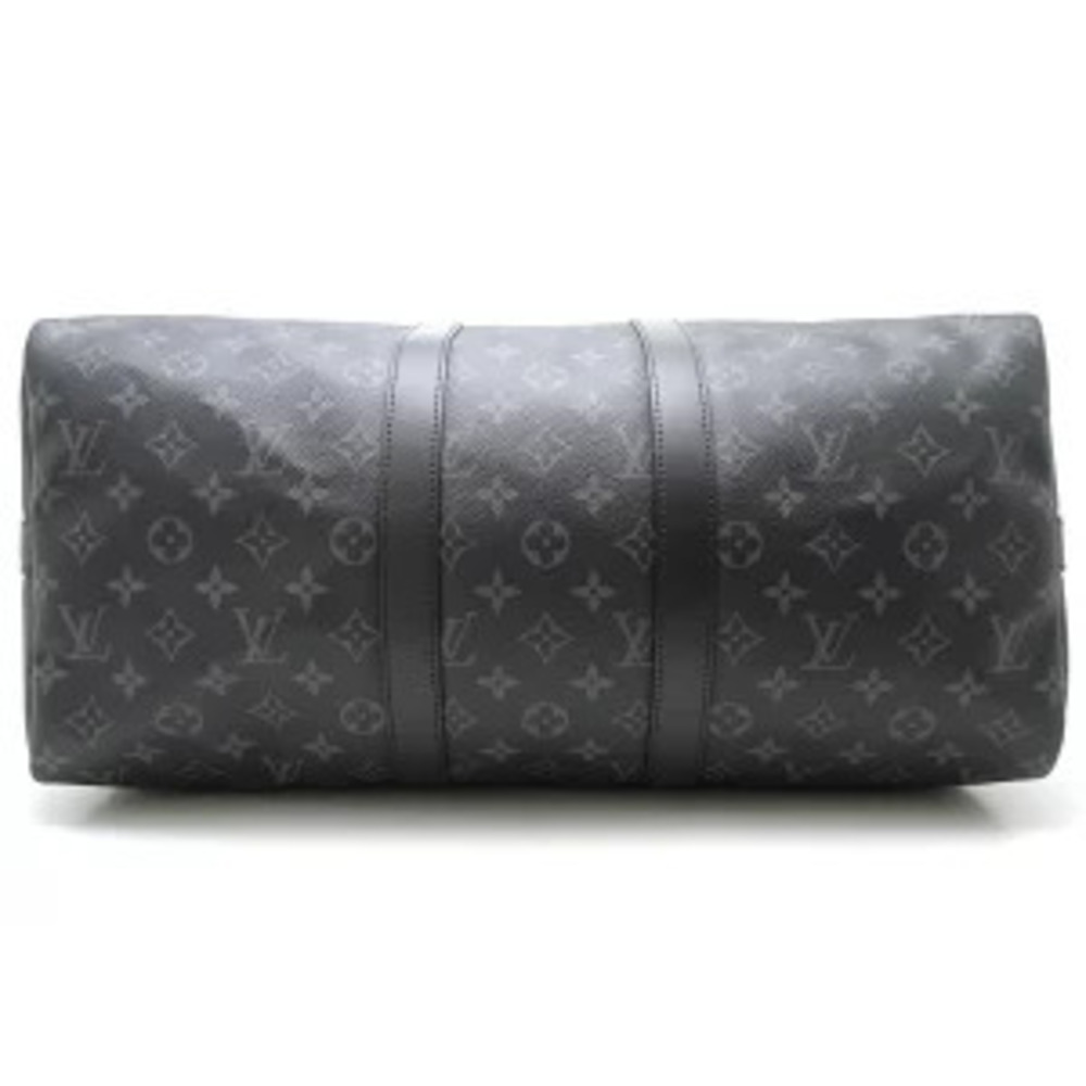 Louis Vuitton Monogram Eclipse Black Keepall Bandouliere Boston Bag Black - Picture 3 of 9